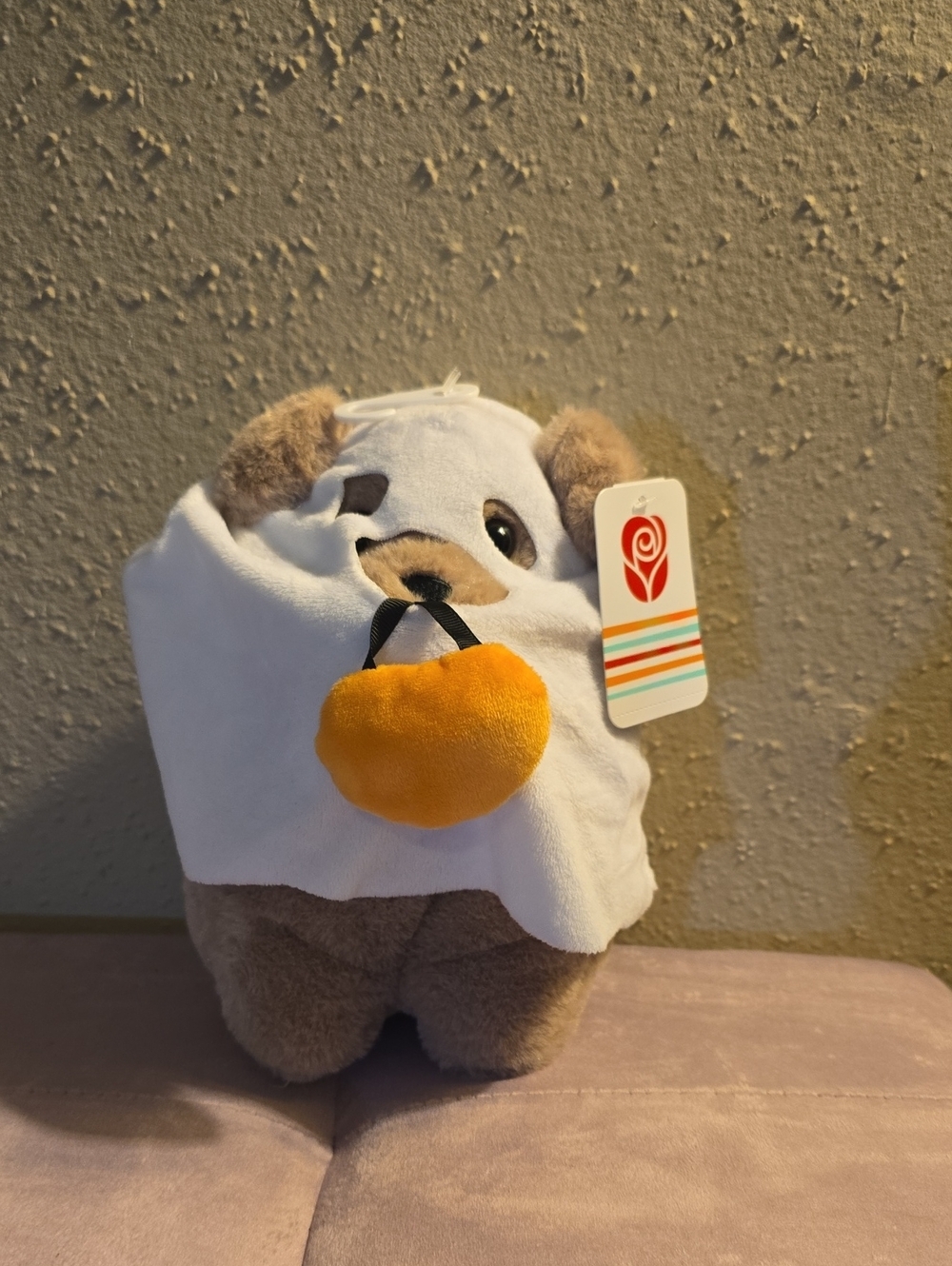 American Greetings Halloween dog plushie Dressed as Ghost